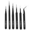 6 Pieces Per Set Anti-static Stainless Steel Tweezers Tool for Eyelash Extension Supplies Makeup Tools 2