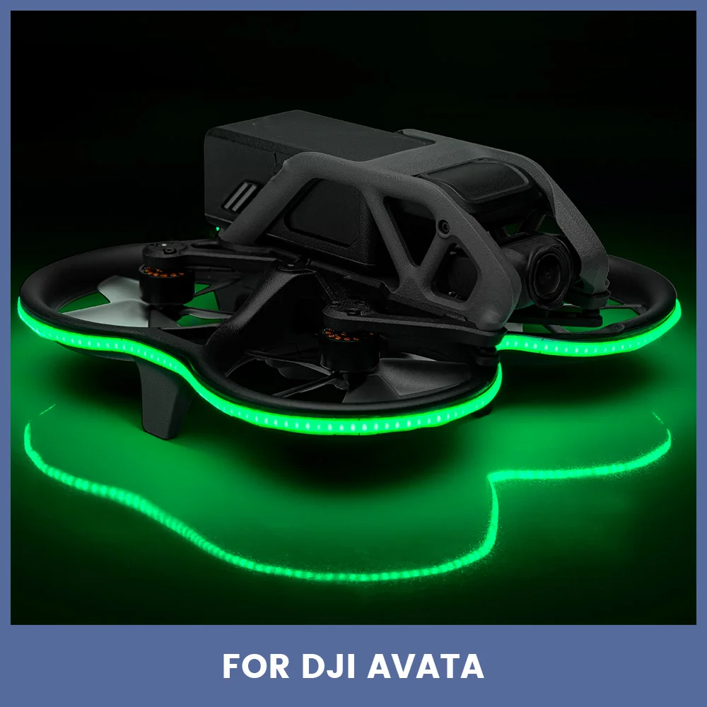 Bandes lumineuses LED RC pour DJI Avata - Étanches, 2 couleurs