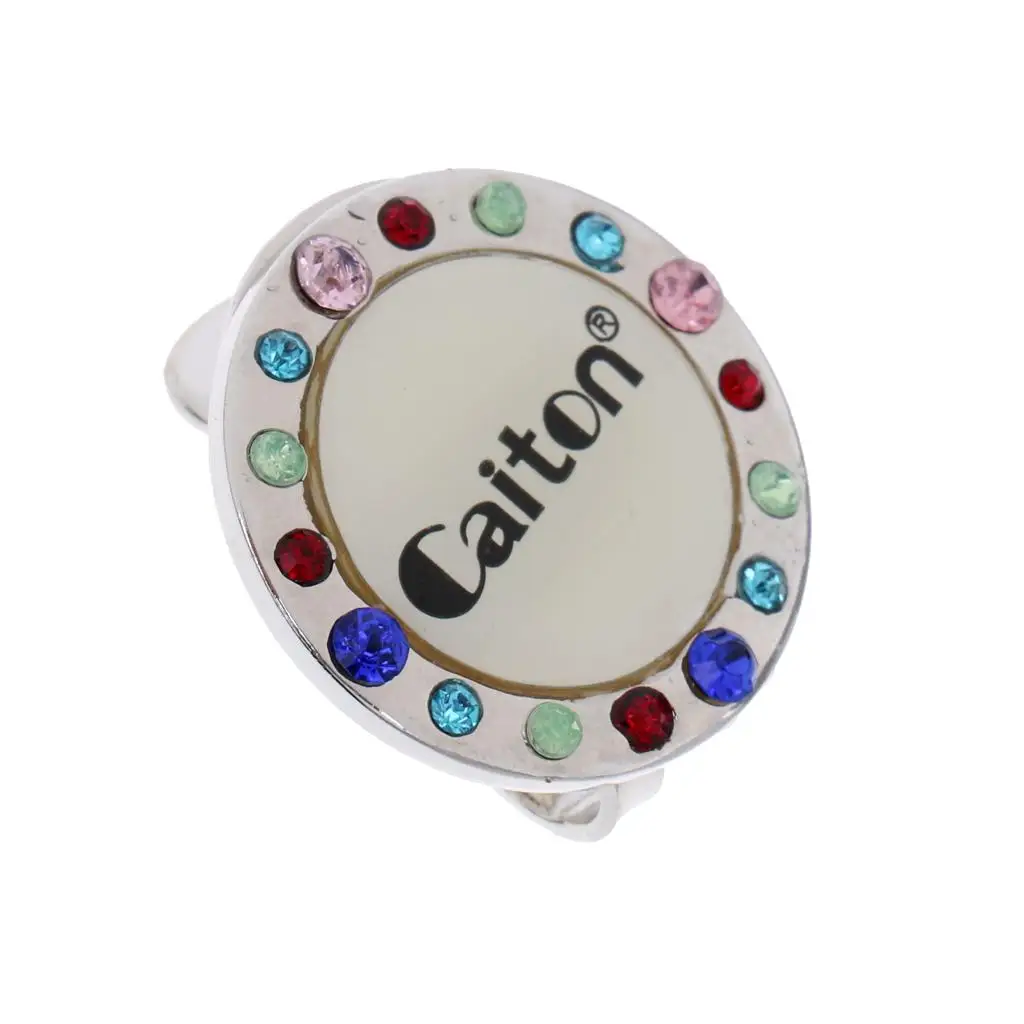 Alloy Golf Hat / Cap / Visor Clip with Golf Ball Marker Accessories