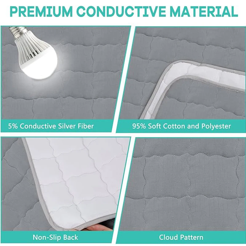 Earthing sheet Bed Mat 50*70cm 1pcs EU