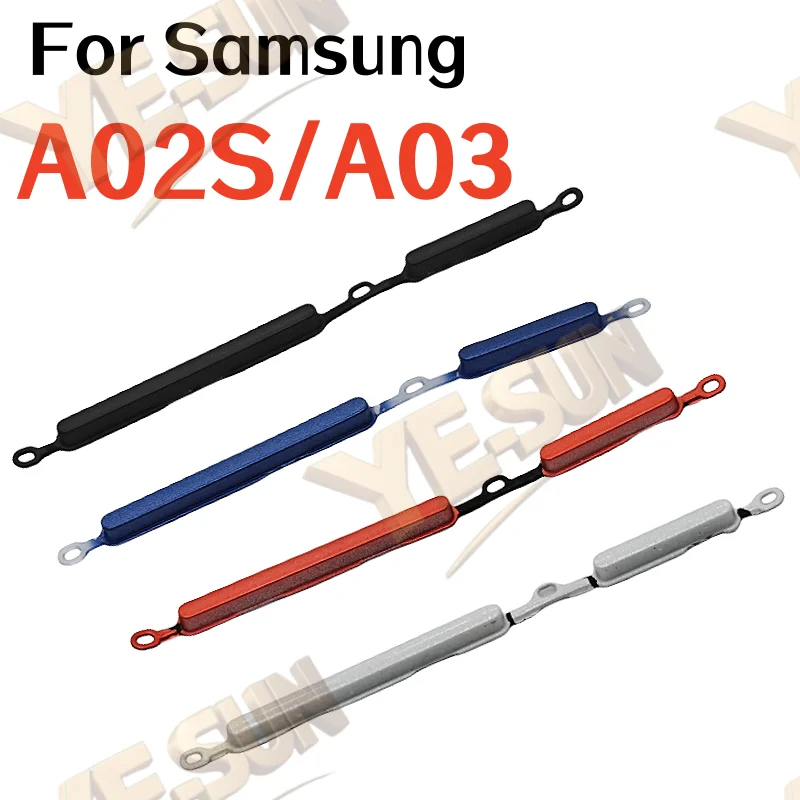 삼성 갤럭시 A02S A03용 측면 볼륨 버튼 볼륨 업 다운 버튼 키 측면 버튼