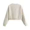 TRAF Autumn New Jacket 2024 Women's Coat  Jacket Fashion Warm Street Short Coat Chic Joker Youth Jackets 5