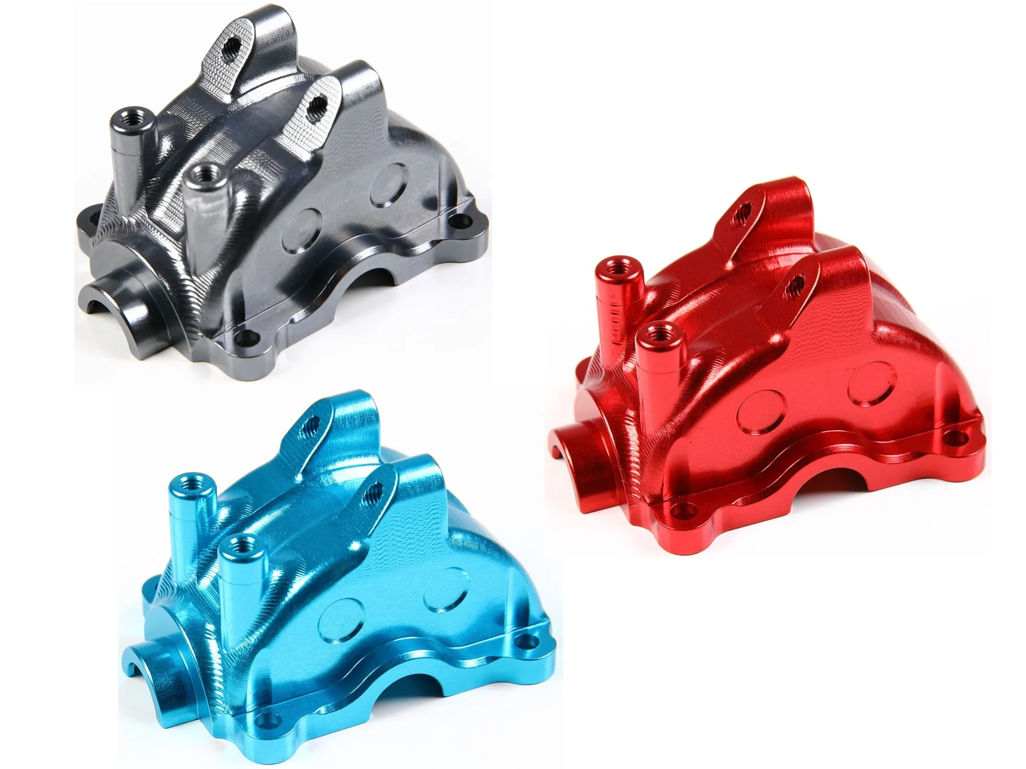 

Metal Front / Rear Gear Box Cover Upgrade Kit for Tamiya TT02 Gearbox