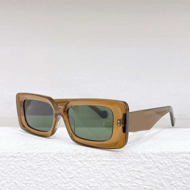 

Niche personality women LW40104U sunglasses Fashion outdoor sunshade sunglasses men Rectangular frame acetate uv400 eyewear
