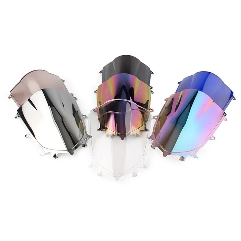 Windshield For Yamaha YZF R6 600 R7 700 YZFR6 YZFR7 2017-2022 Double Bubble WindScreen Motorcycle Accessories Fairing Deflector