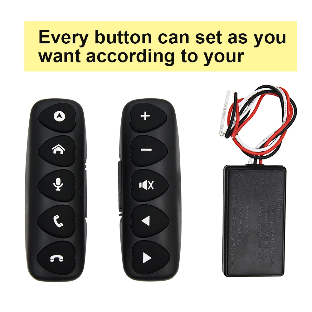 10KeysWirelessSteeringWheelRemoteControlMultifunctionAndroid