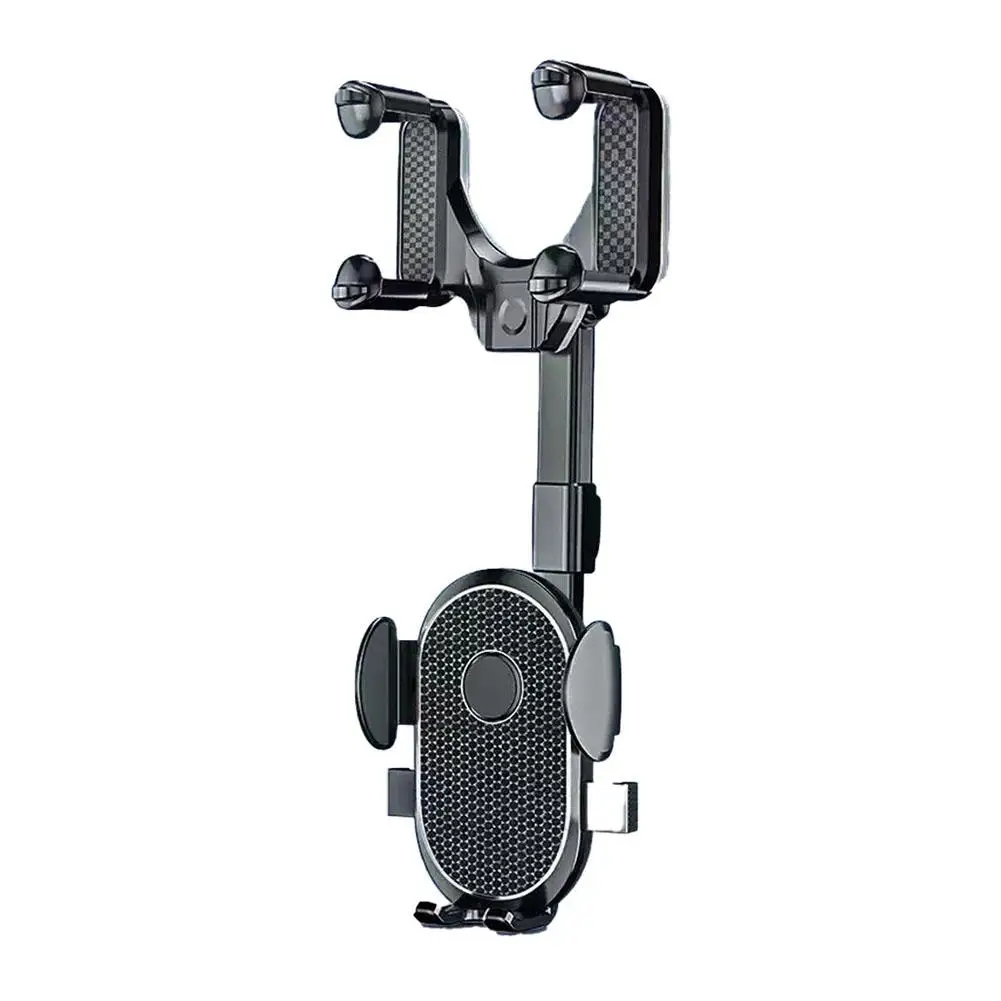 מחזיק טלפון למראה אחורית של רכב חדש מרובה תפקודים 360 °   תושבת ניידת לטלפון נייד ניווט GPS