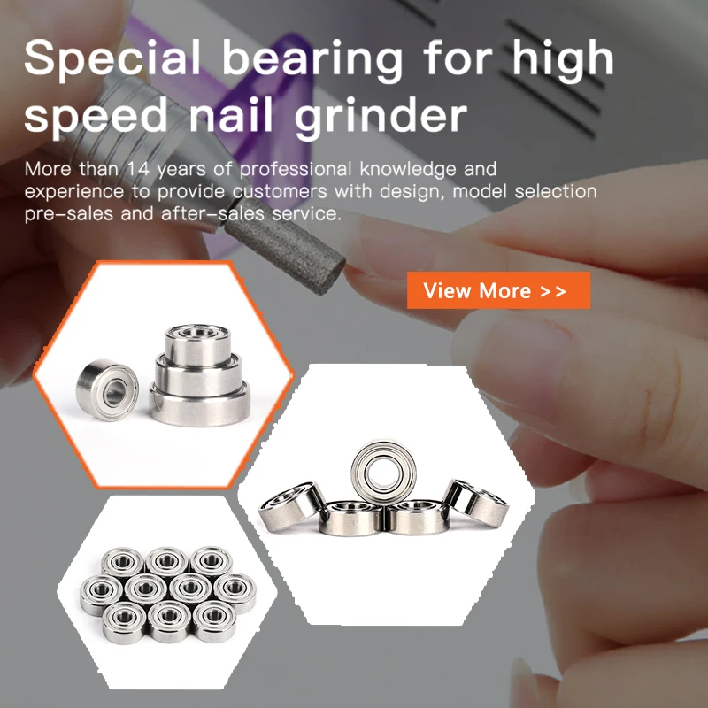 Handle Rolamentos 5x10x4 mm Alta Velocidade Handpiece Bearing Mr105 zz Nail Ball Bearing 10 Pcs Mr105zz Abec-9