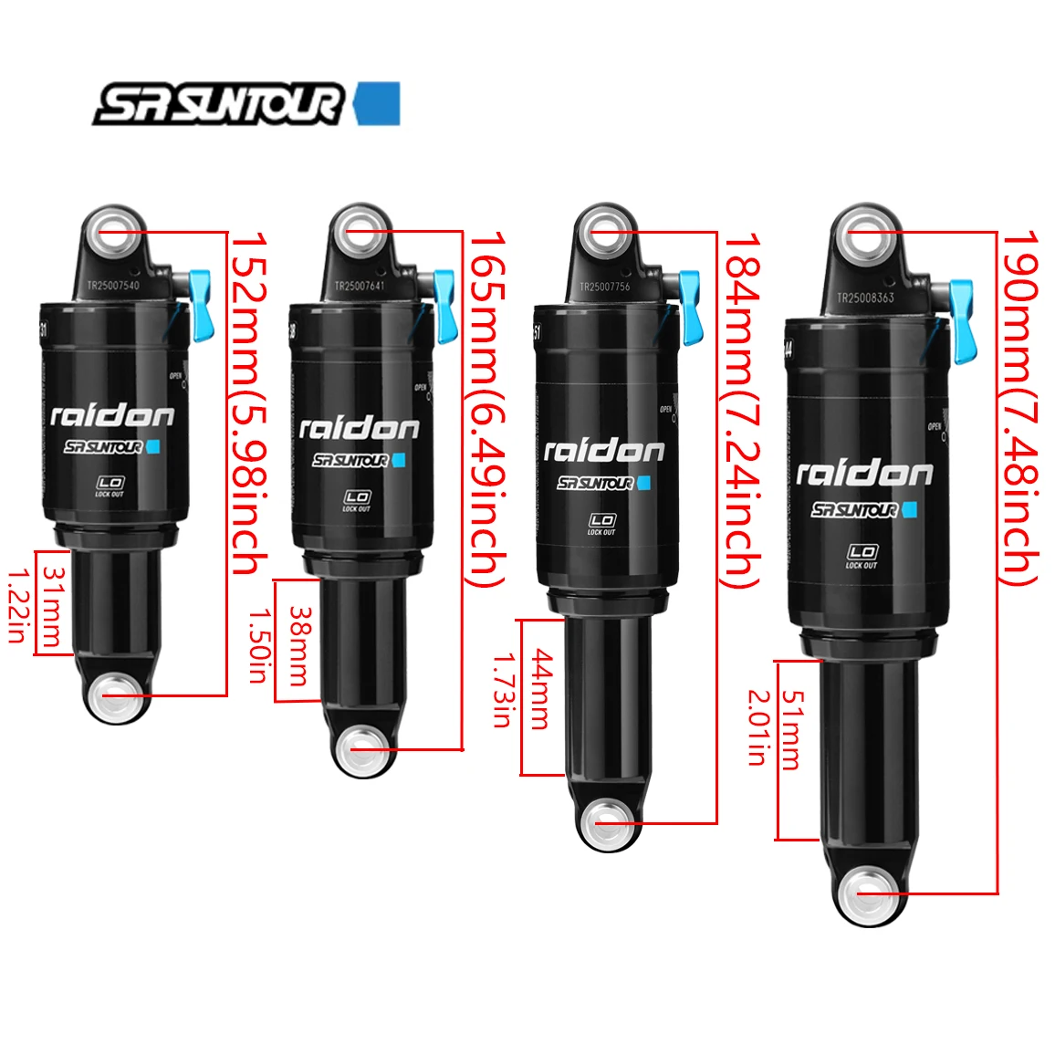 SR Suntour MTB Air Rear Shock 2