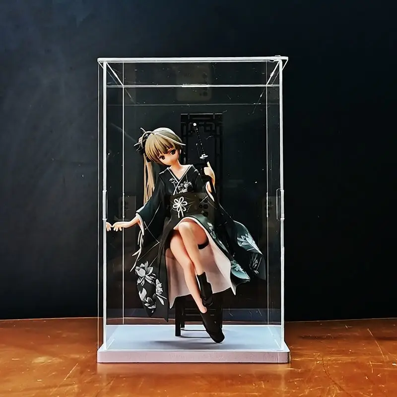 Vitrine en acrylique transparent pour collection,vitrine pour renforcer les  figurines d'action,modèle de - 30x30cm-height 15cm[A]