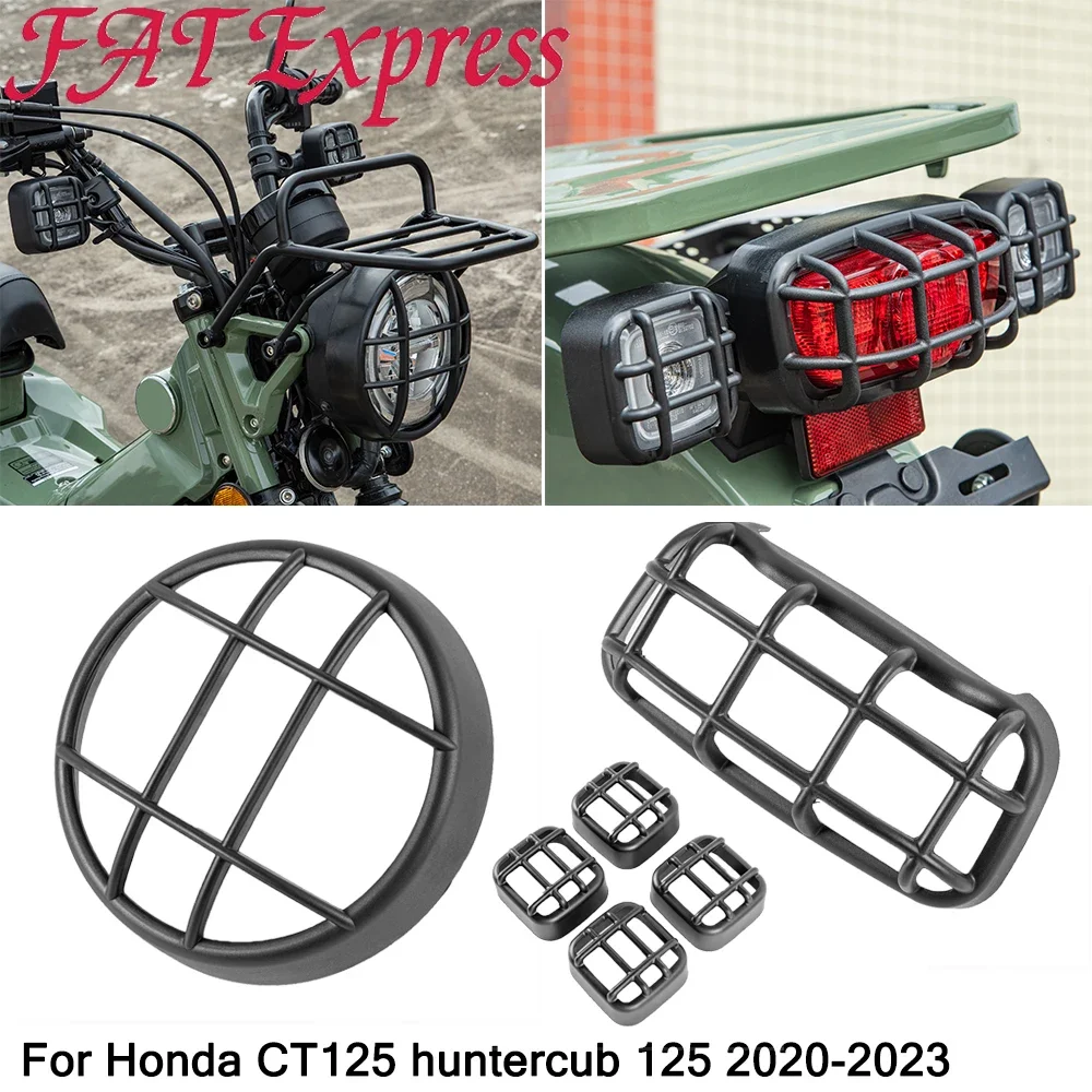 

Черная мотоциклетная фара CT125 huntercub 125, поворотный сигнал, задний свет, гриль, крышка для Honda CT/Trail 125 2020-2024 2022