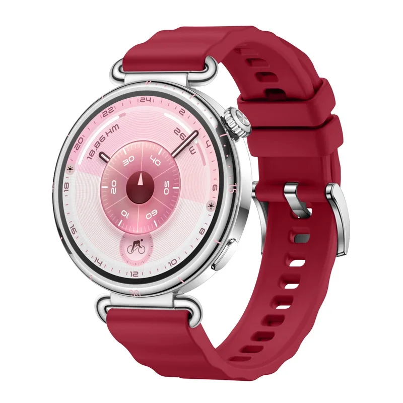 Premium 18mm Official Wave Silicone Watch Strap - Enhanced Comfort & Style