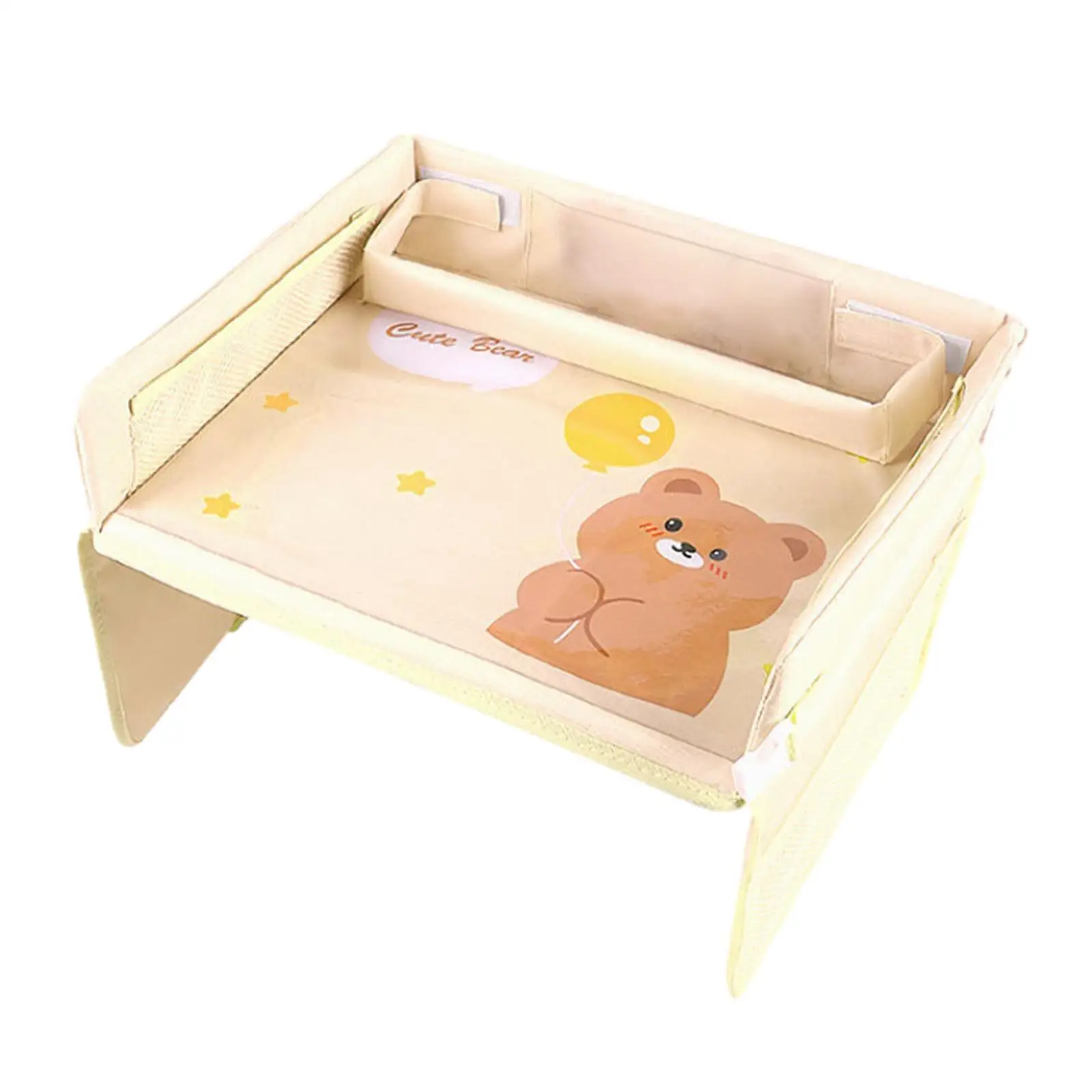 Kids Travel Tray for Toddler Car Seat Multifunctional Waterproof Antifouling Car Seat Tray for Travel Essentials Kids durable children car seat tray