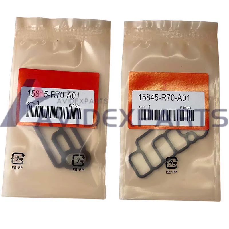 Rubber Gasket Solenoid Valve Filter Gasket 3-piece set For honda Accord Cylinder Head Solenoid Valve Pad Filter Seal Pad