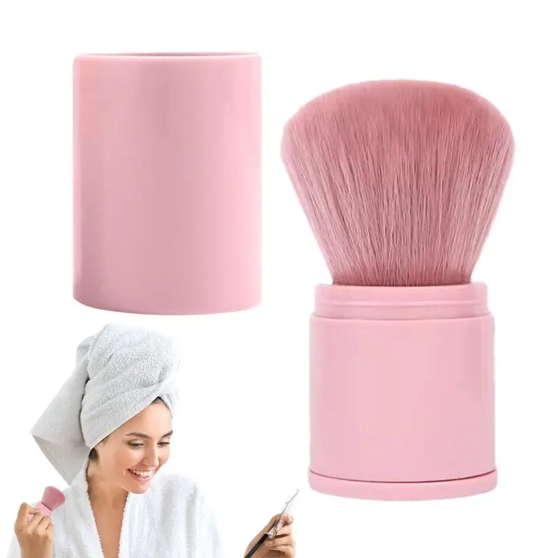 

Кисть для макияжа для нескольких выдвижных кистей, мягкая и легко моющаяся кисть для пудры и румян