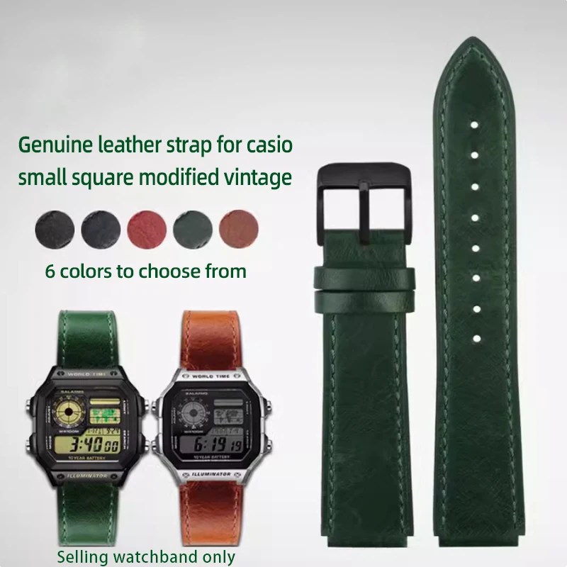 Affordable Elegance Full Grain Leather Watch Wristband A196-872_K0025870 main image 0
