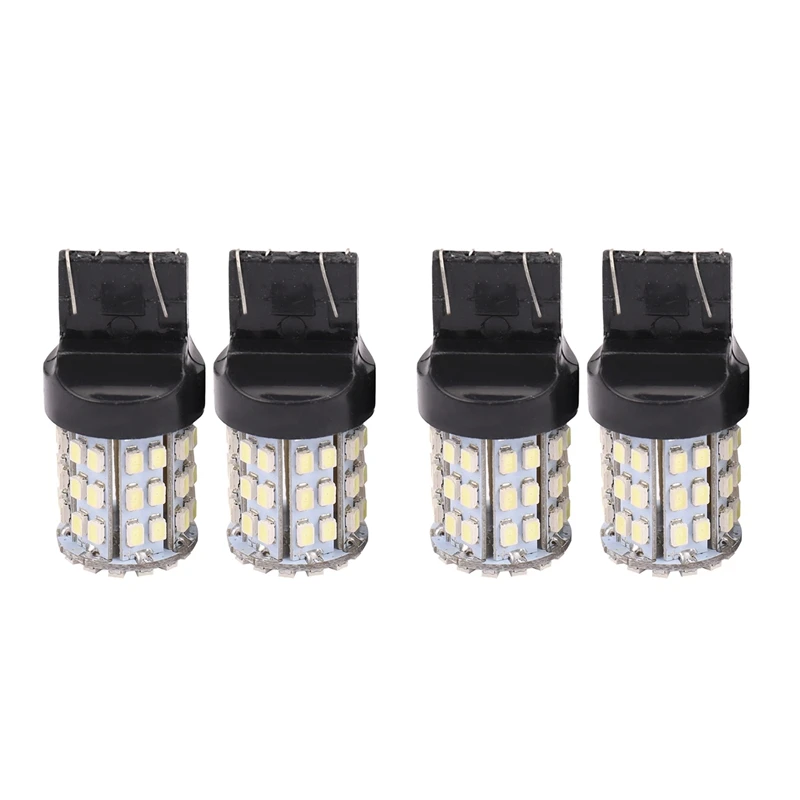 4X T20 7440 7443 64 Smd White 6000K Reverse Brake Tail Led Bulb Light Lamp 12V
