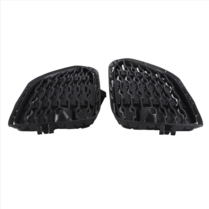For BMW X3 F25 X4 F26 Front Bumper Closed M Grille Fog Lamp Frame Bezel bumper grille trim strips