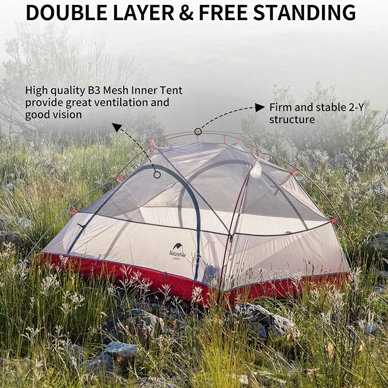 Camping Tent Portable Tent Naturehike Star River 2 Person