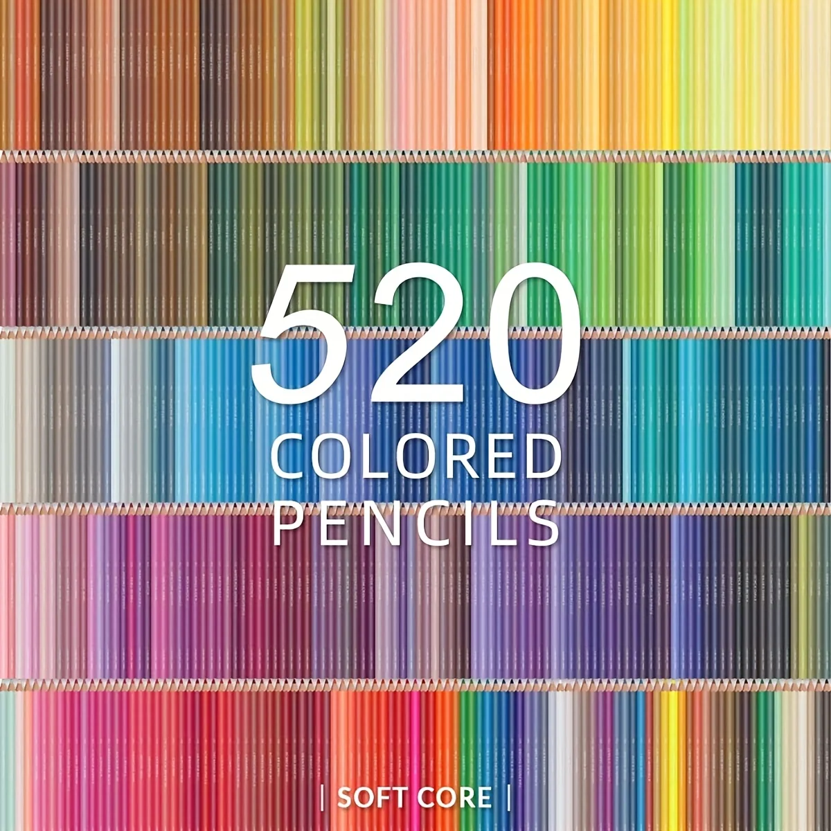 520 Color Pencil - Super soft core, smooth coloring and easy color