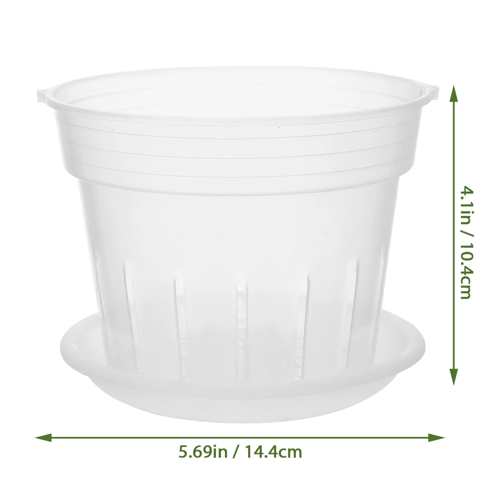 Orchid Pots withTray, Hydroponic Cup Container 2