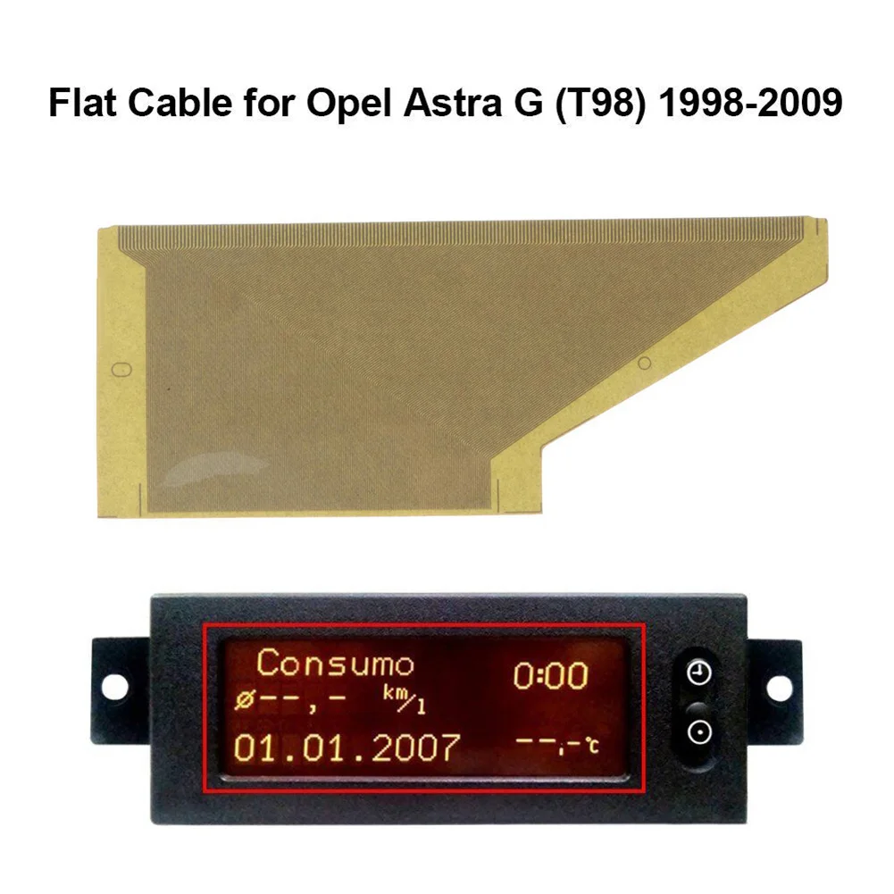 LCD Display Ribbon Cable 1pc Easy Installation For Opel ASTRA Info Display For Opel Astra G H 024461677 24461517 1023552 car lcd ribbon cable