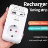New Smart Timing Socket Controller Automatic Power-off Programmable Countdown Timer Switch 230V Charger With USB Type-C 3