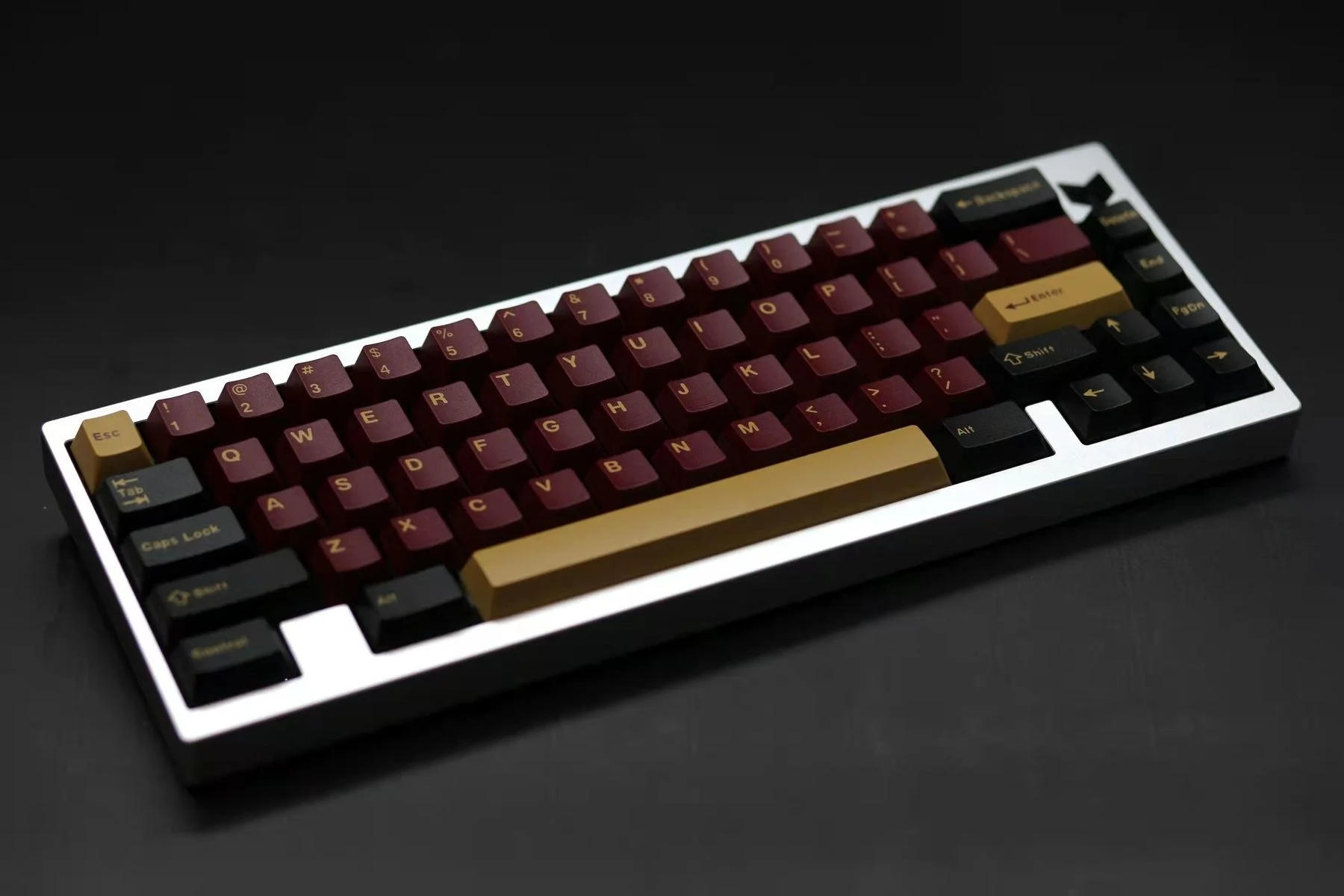 Gmk-vermelho Samurai Keycaps Abs Double Shot Cherry Profile Key Caps Iso Enter 3u 7u Barra de Espaço para Hhkb eu Layout Conjunto - Imagem 2