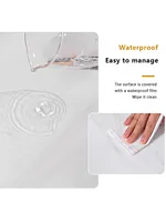 10Pcs Self-adhesive Marble Tiles Sticker Waterproof 30cmx60cm Tiles Floor Stickers PVC Tile  Kitchen Bathroom Wall Sticker 4