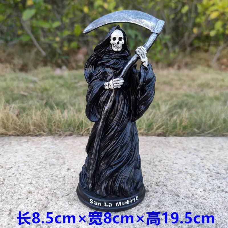 

Новинка, декоративные фигурки в европейском и американском стиле с изображением призрака, эмисса, Жнеца, смерти, украшение для стола в сад на Хэллоуин