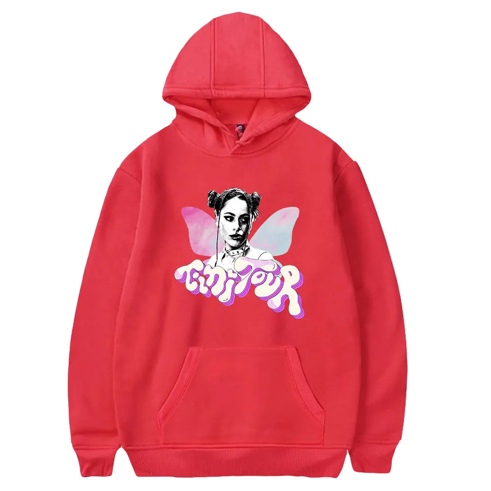 thumbnail image 1 of Sudadera con capucha de Tini Stoessel, mercancía de cantante, unisex, para hombres y mujeres, estilo callejero informal, para cosplay, moda, sudadera con capucha de manga larga, 1 of 5