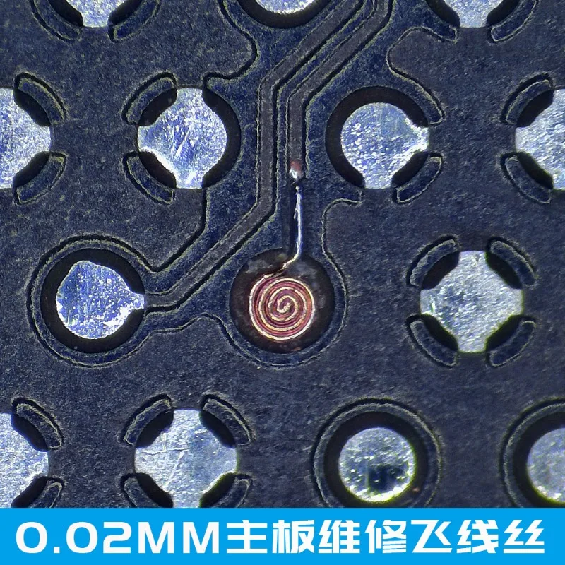 Rabbitfix 0.02mm/0.005mm 마더보드 수리 점퍼 와이어 (휴대폰 지문 인식 솔더 패드 플라잉 와이어 수리 도구)