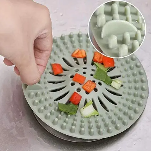Hair Catcher Durable Silicone Hair Stopper Shower Drain Covers Easy to Install and Clean Suit Bathroom Bathtub and Kitchen shower drain catcher,hair drain catcher,hair drain filter,floor drain hair catcher,drain hair catcher,floor drain hair filter