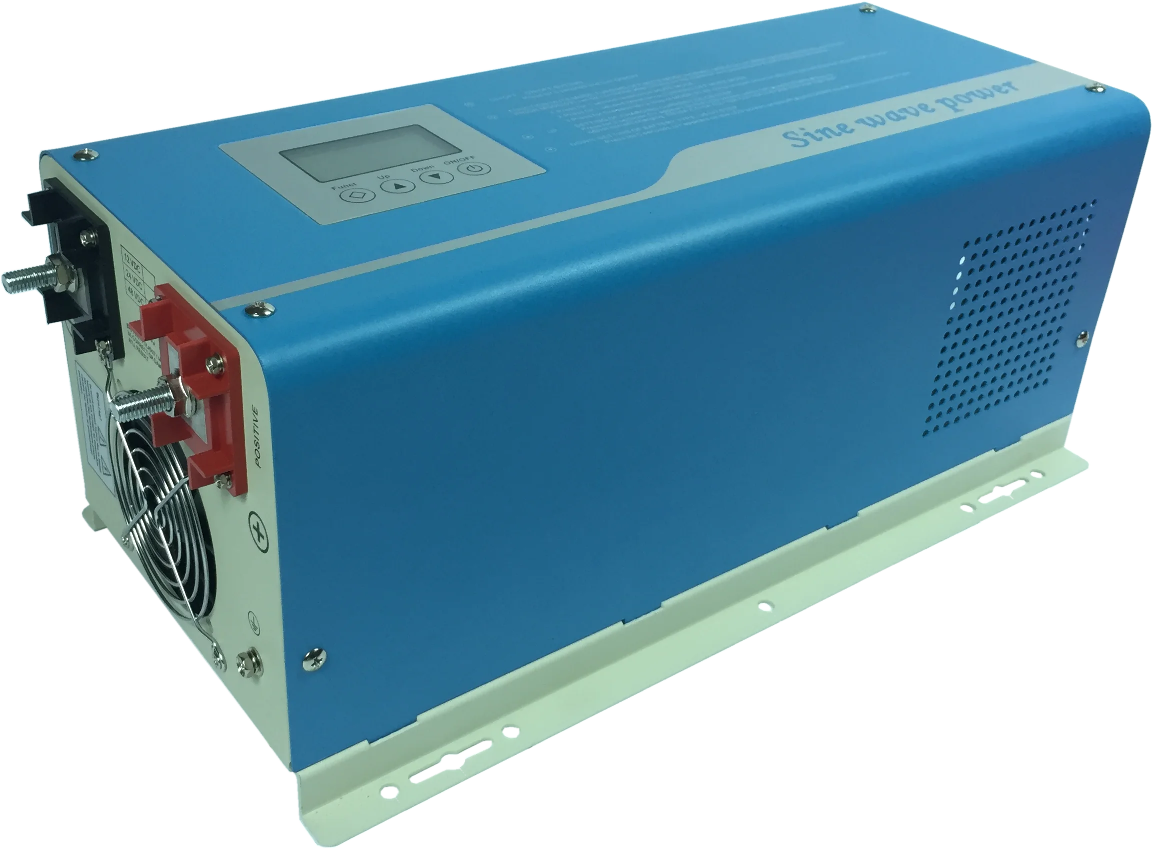 LCD 1500 W/1.5KW Off Grid Pure Sine Wave dc to ac อินเวอร์เตอร์พลังงานแสงอาทิตย์ converter 1 เฟส DC 12V 24V 48V AC 220V 230V 240V 50hz 1