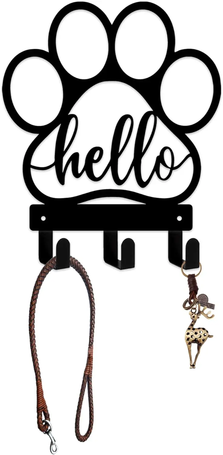 

Держатель для поводка для собак, настенный держатель для поводка, органайзер для хранения вещей для собак, настенное крепление для ключей и зонтиков