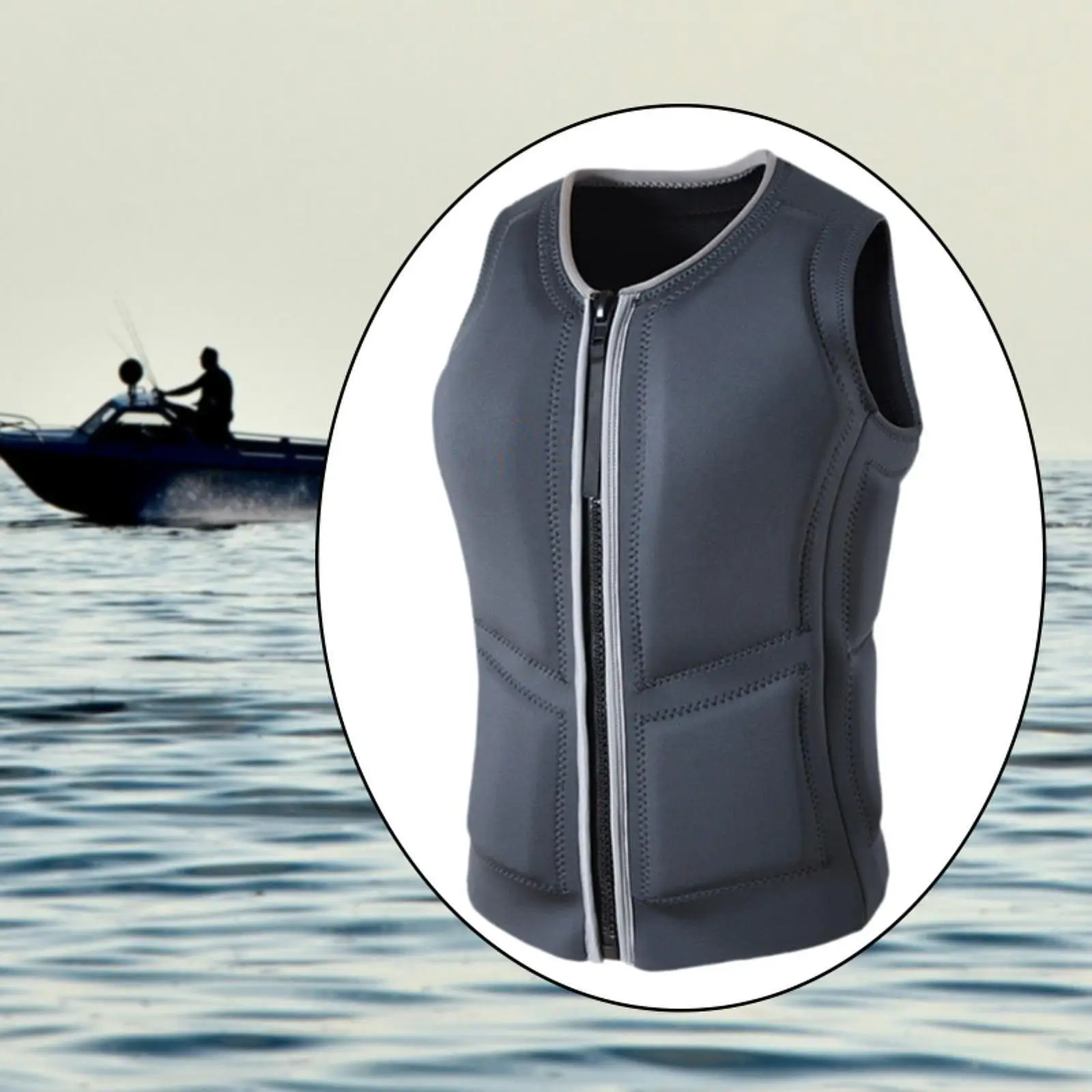 Adult Life Vest Thin Portable Summer Snorkel Vest Life Jacket Zipper Vest for Sailing Kayaking Surfing Drifting Motorboat Adult Life Vest Thin Portable Summer Snorkel Vest Life Jacket Zipper Vest for Sailing Kayaking Surfing Drifting Motorboat