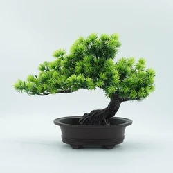Artificial Greenery Bonsai Tree for Indoor Decor - Perfect for Bookshelves, Desks, Bathrooms, and Farmhouse Decor (01)