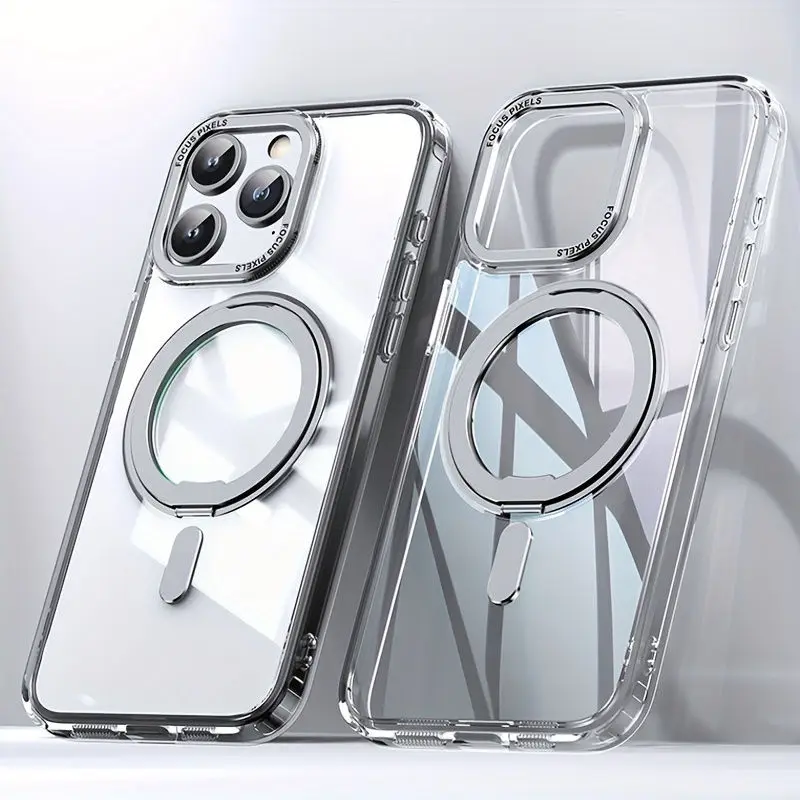 Magnetic 360° Rotatable Stand Case with MIL-Grade Drop Protection and Magnet Ring