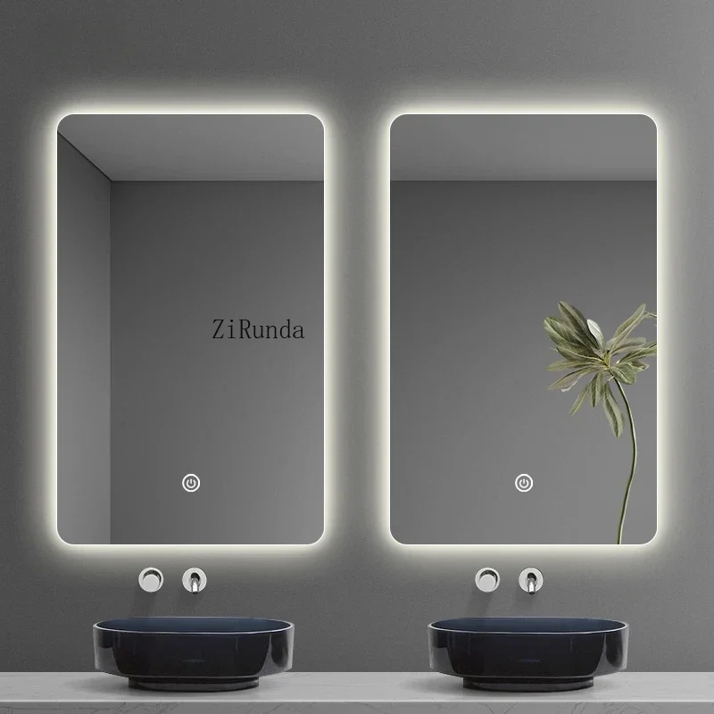 Nordic Smart Bathroom Cabinets Simple Shelves Storage Vanity Bathroom Mirror Cabinet Dresser Home Furniture Armario Bano FYBC