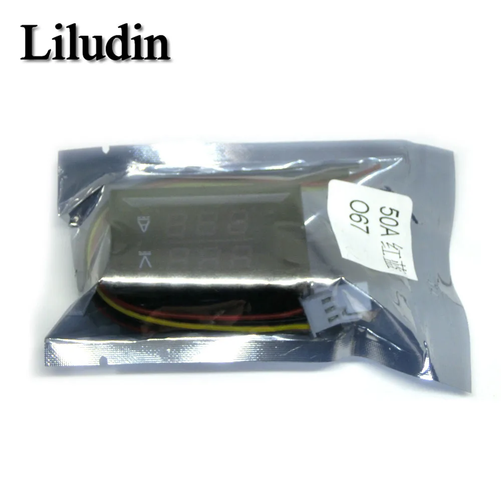 Digital Voltmeter Ammeter Mini DC 100V 10A Panel Amp Volt Voltage Current Meter Tester Detector 0.56