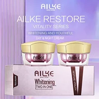 קרם פנים AILKE עם חומצה היאלורונית, הבהרה, לחות, מתיחה, הזדקנות, טיפוח עור יבש לנשים בשינה, הבהרת עור קוריאנית 2