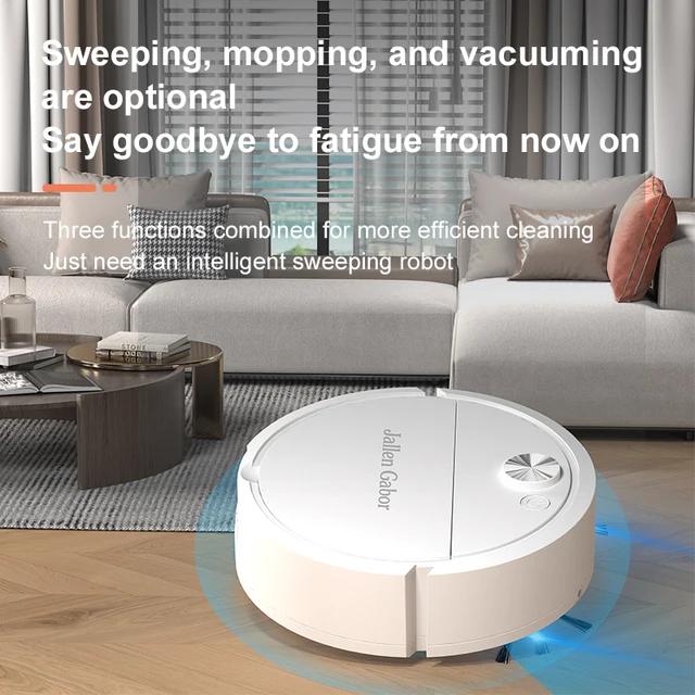 3 In 1 Smart Sweeping Robot Home Mini Sweeper Sweeping and Vacuuming Wireless Vacuum Cleaner Sweeping Robots For Home Use 2