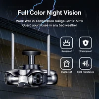 ⁦מצלמת IP אלחוטית מצלמה 10K 20MP HD עם ארבעה מסכים, WiFi, PTZ, מעקב אוטומטי אנושי, מצלמות מעקב FFVideo מצלמה איכותית לכל מטרה⁩ – תמונה ⁦5⁩