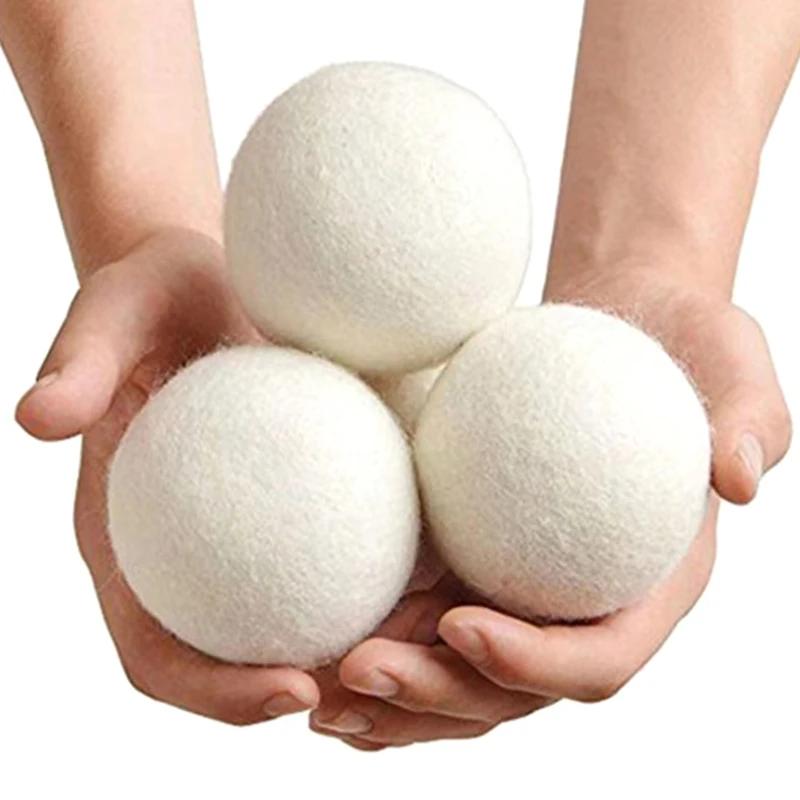 Premium Reusable Wool Dryer Balls for Soft Clothes