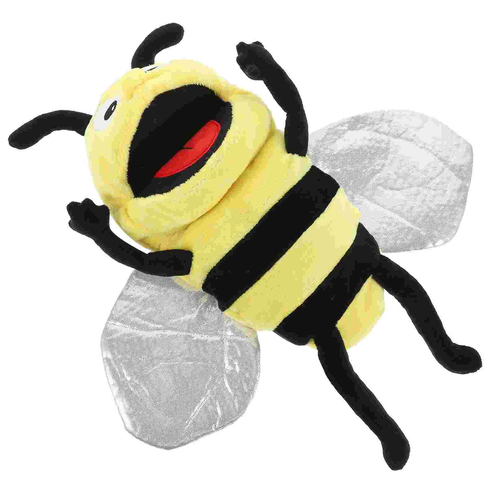 

Plush Insect Hand Puppet Stuffed Cartoon Insect Bee Hand Puppet Plaything