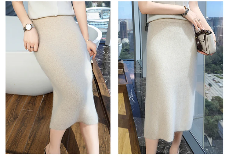 RONGYI Wool Dress Detail