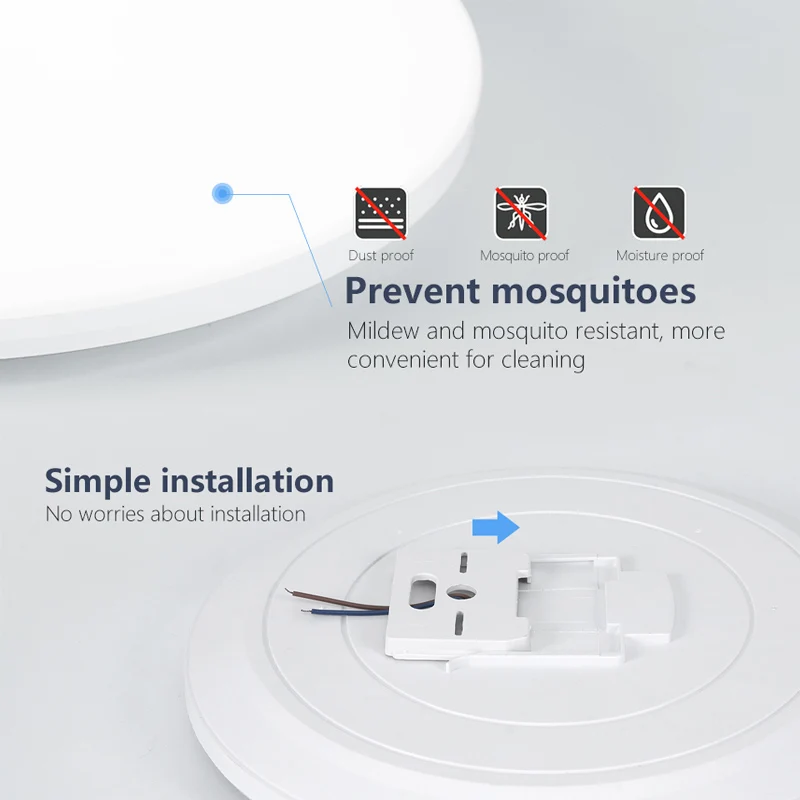 MARPOU RGB Smart Ceiling Light LED Round Ceiling Lamp CW Tuya APP Dimmable Compatible 450mm 370mm 300mm 18-54w 220v Ambient Lamp led ceiling light ceiling light
