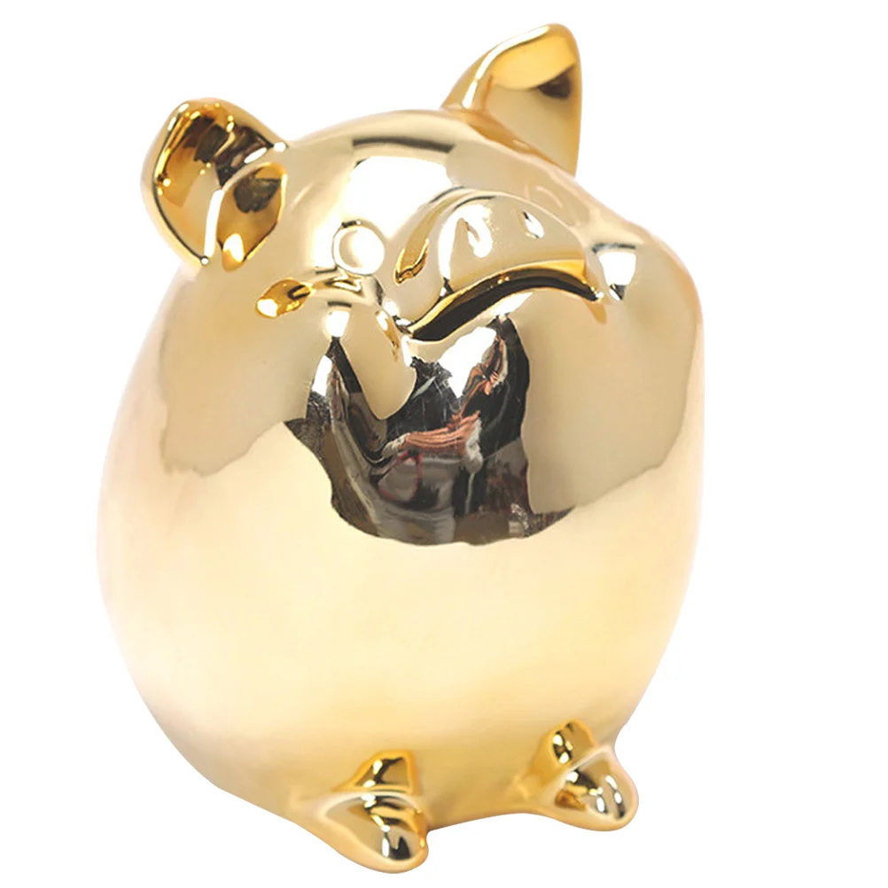 

Ceramic Pig Molding Piggy Bank Cute Coin Piggy Bank Home Furnishing Saving Pot
