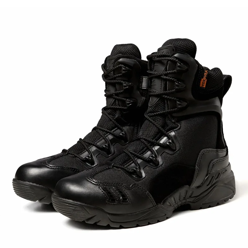 Tactical Boot Men Military Desert Boots Waterproof Work Safety Shoes Climbing Hiking Shoes Outdoor Ankle Boots Police Shoes