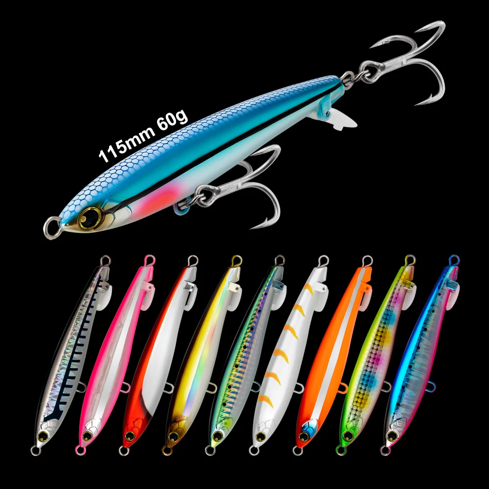 Sinking Pencil 103mm 30g Shore Jigging Fishing Lures Artificial Hard Baits  Jig Stickbait Winter Sea Fishing Lure